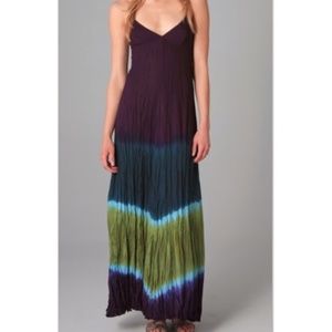 Free People Tie Dye Maxi dress in blue - like new!